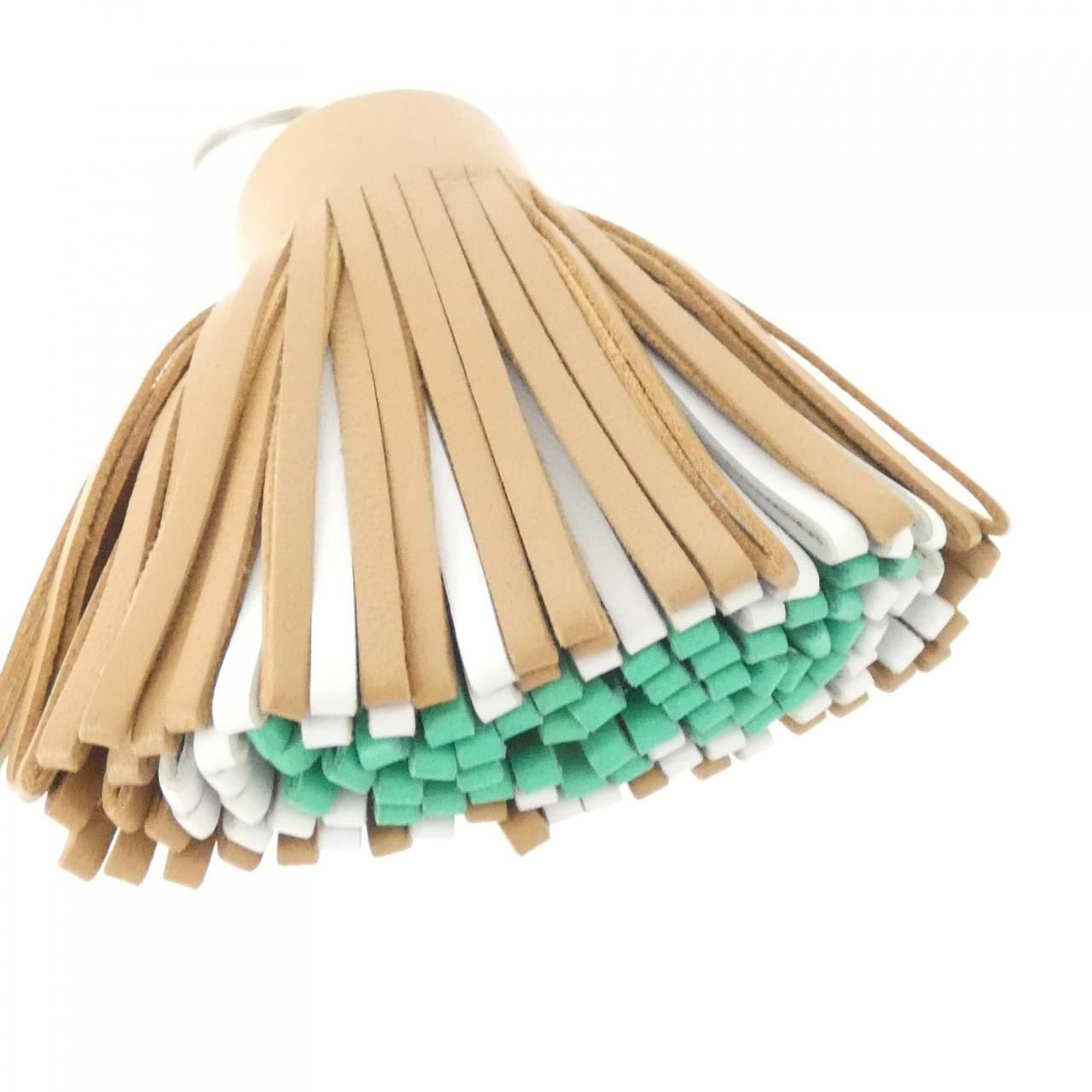 Hermes Carmen Tricolor Key Ring Key Holder — view 2