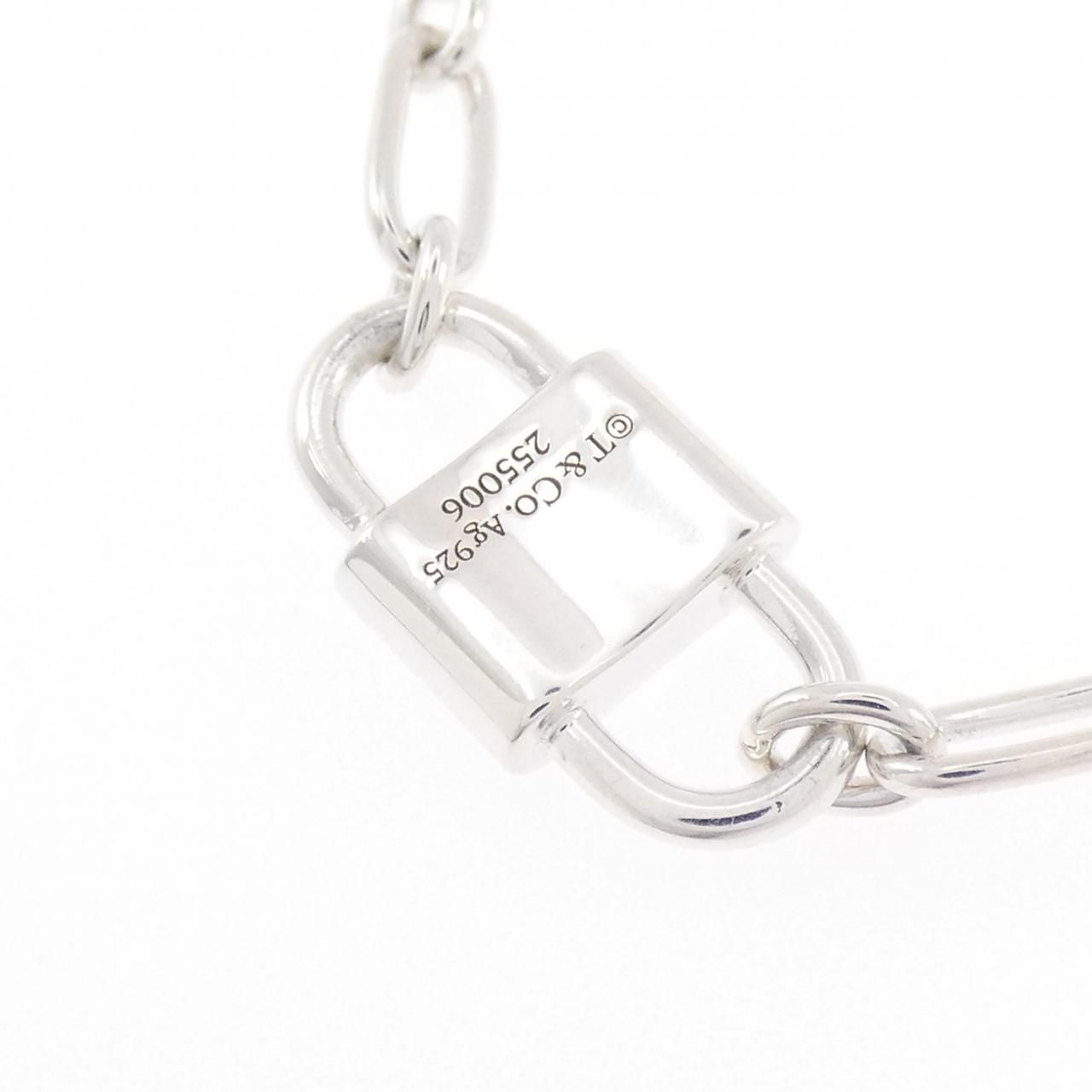 Tiffany & Co Small Double Lock Necklace — view 4