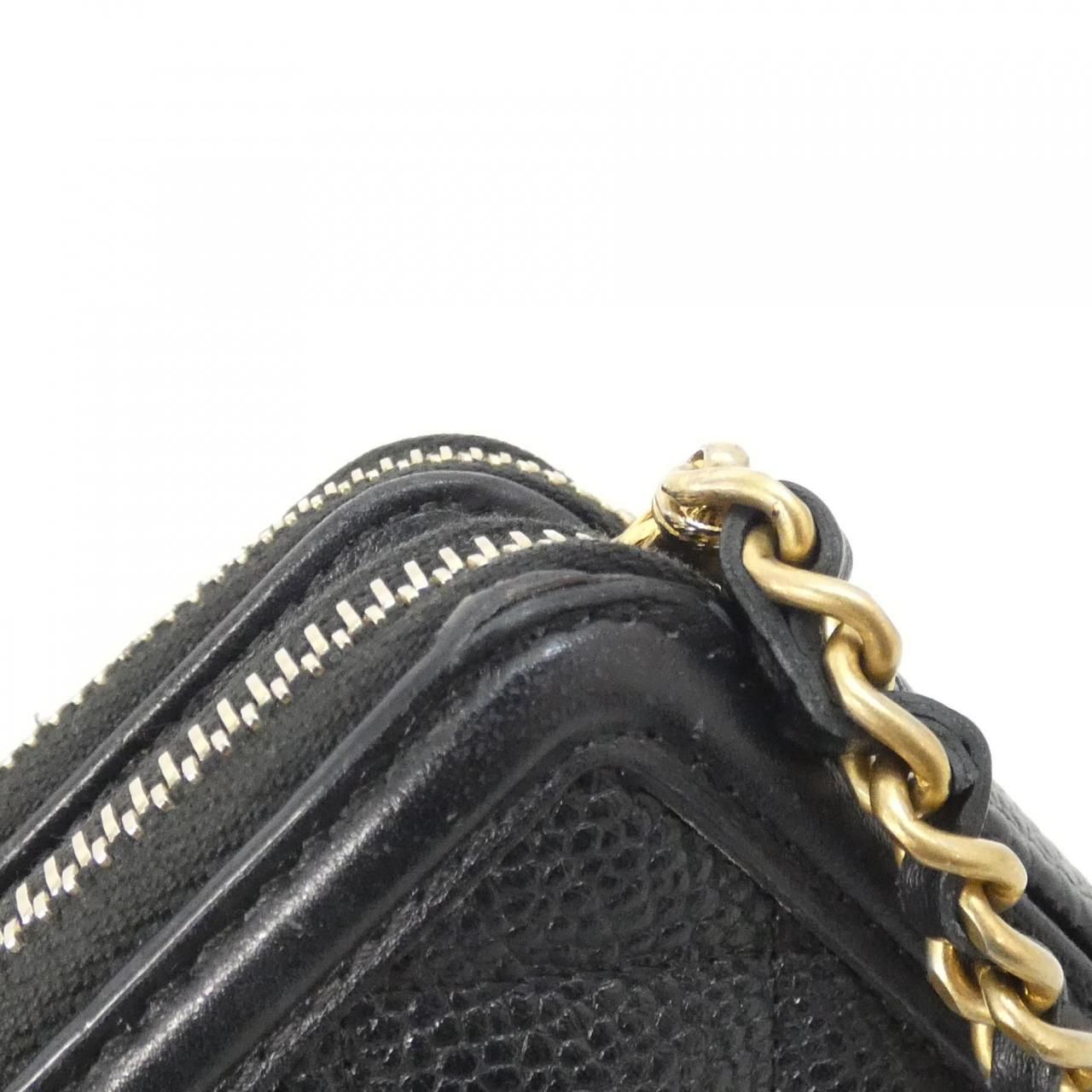 Chanel Chain Shoulder Bag Black — view 5