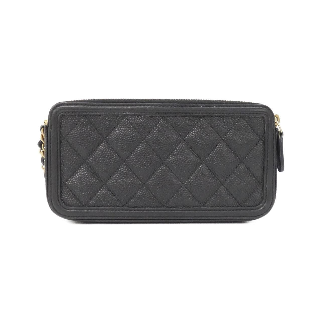 Chanel Chain Shoulder Bag Black — view 2