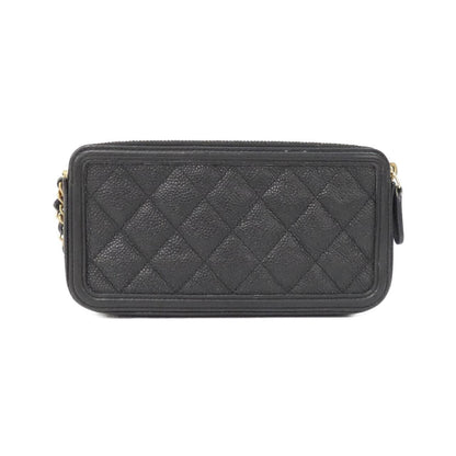 Chanel Chain Shoulder Bag Black — view 2