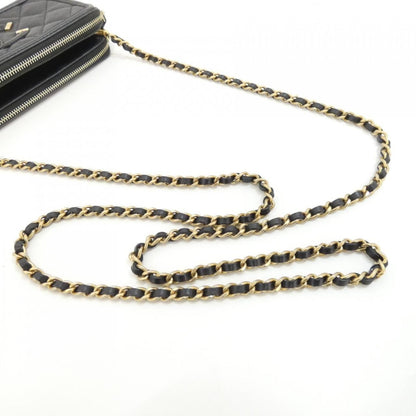 Chanel Chain Shoulder Bag Black — view 8