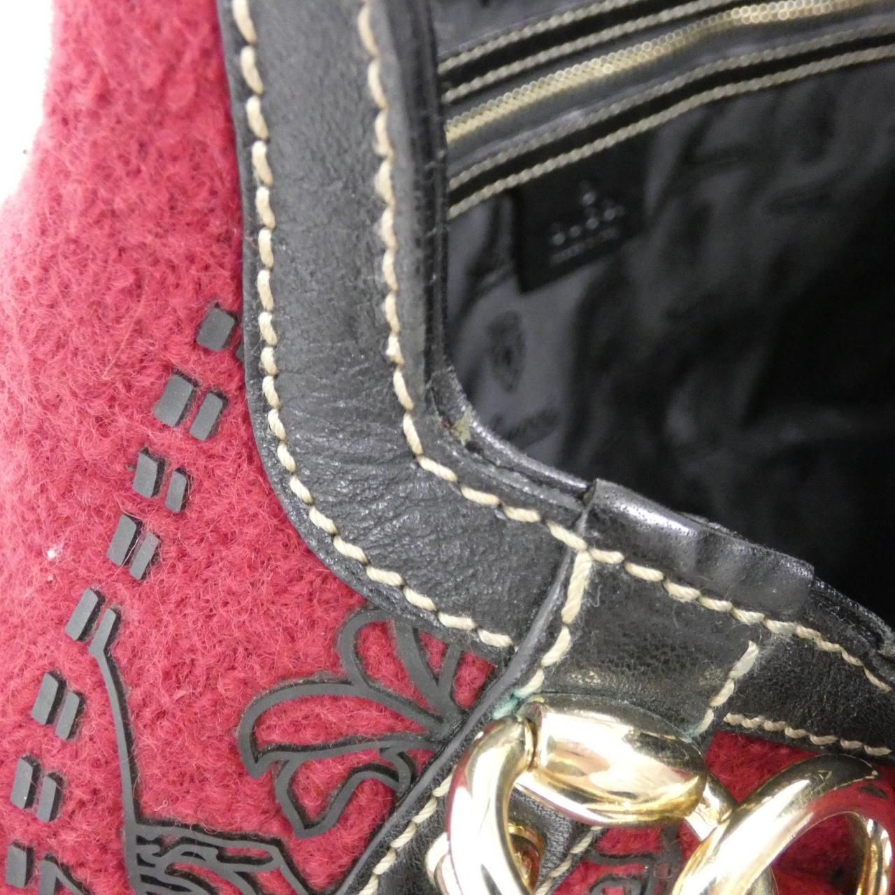 Gucci Shoulder Bag Burgundy — view 5