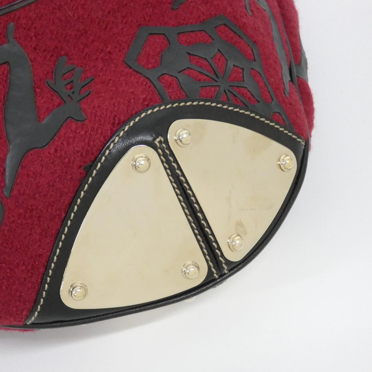 Gucci Shoulder Bag Burgundy — view 4