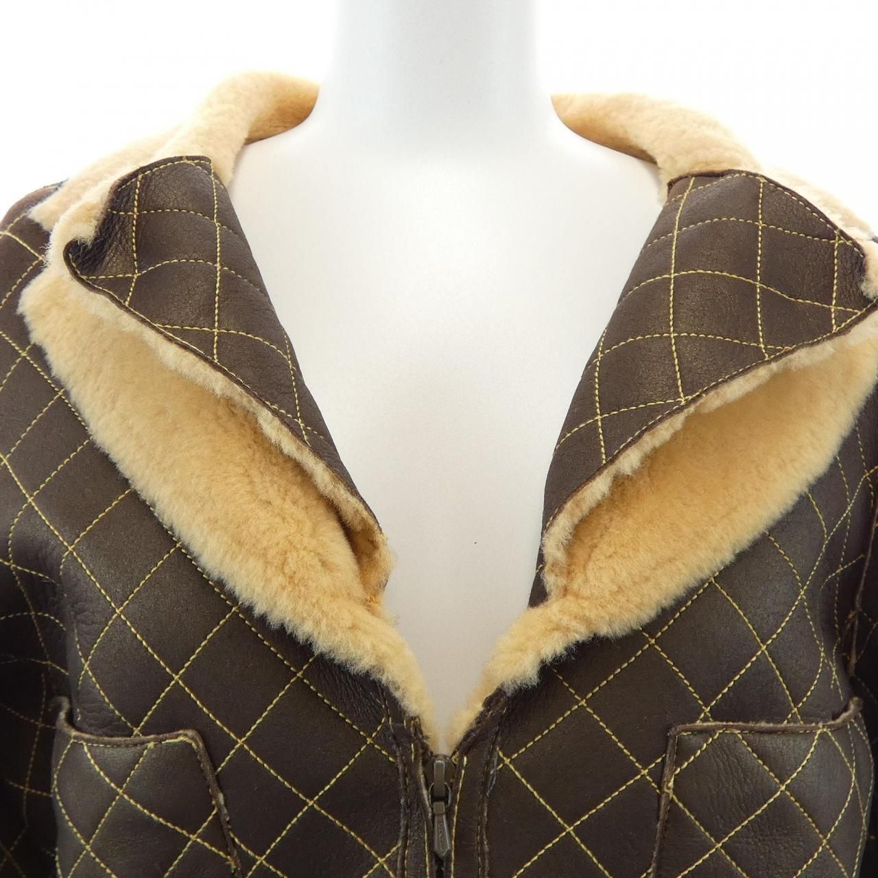 Chanel Vintage Shearling Jacket — view 5