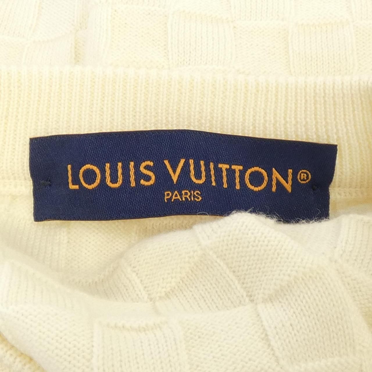 Louis Vuitton Damier Cresque Neck Knit Sweater — view 4