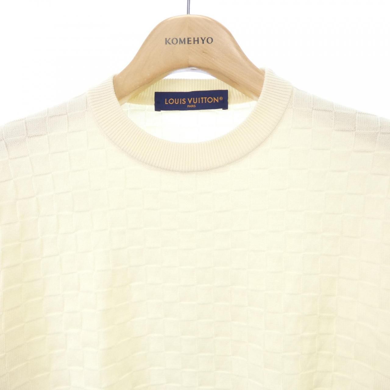 Louis Vuitton Damier Cresque Neck Knit Sweater — view 5