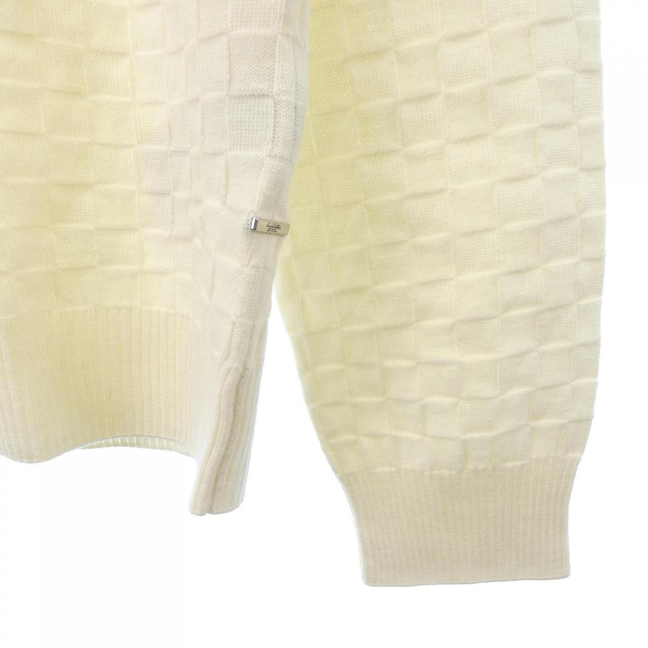 Louis Vuitton Damier Cresque Neck Knit Sweater — view 6