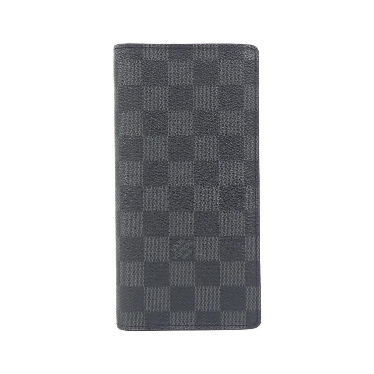 Louis Vuitton Damier Graphite Portefeuille Brazza Wallet