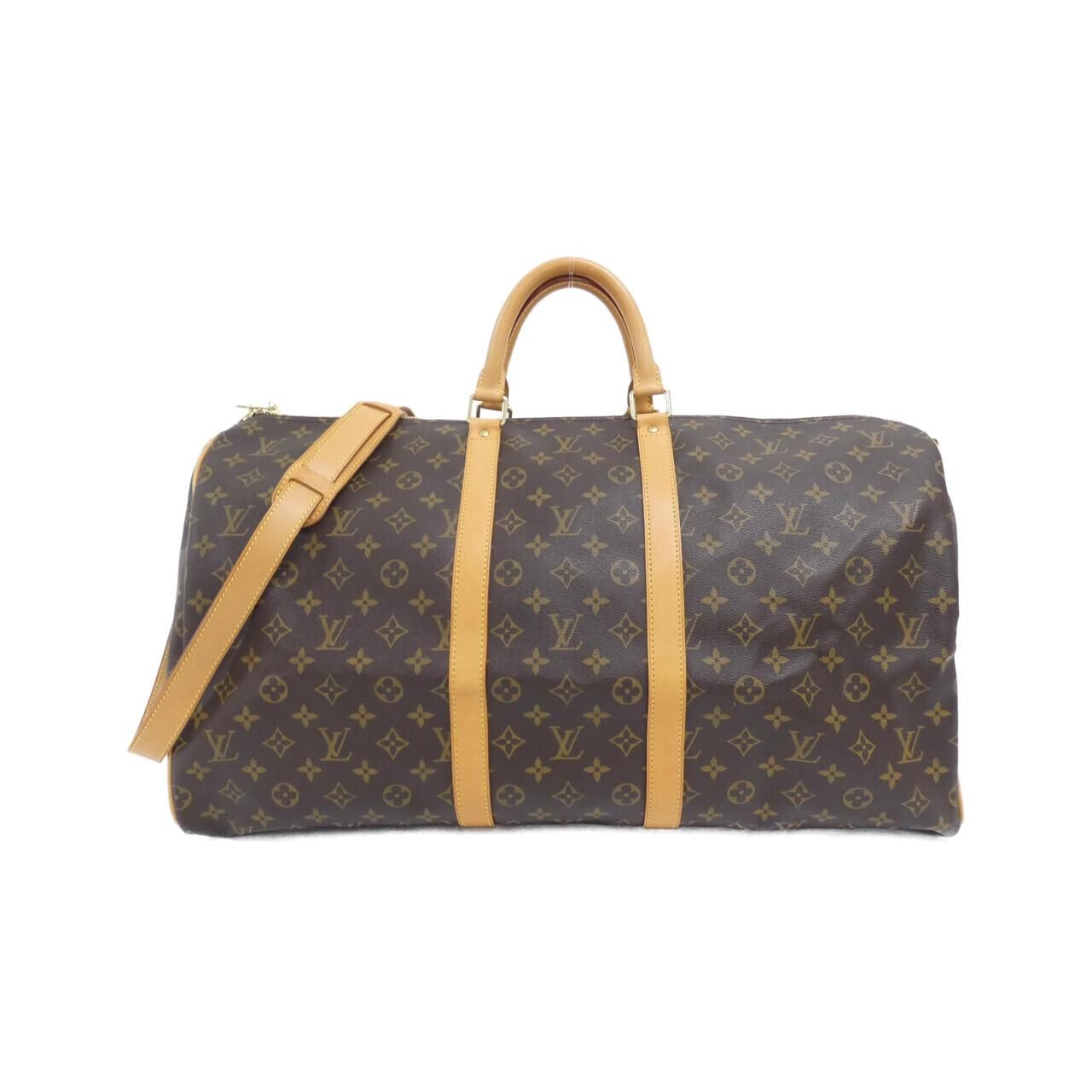 Louis Vuitton Monogram Keepall Bandouliere 55 cm Boston