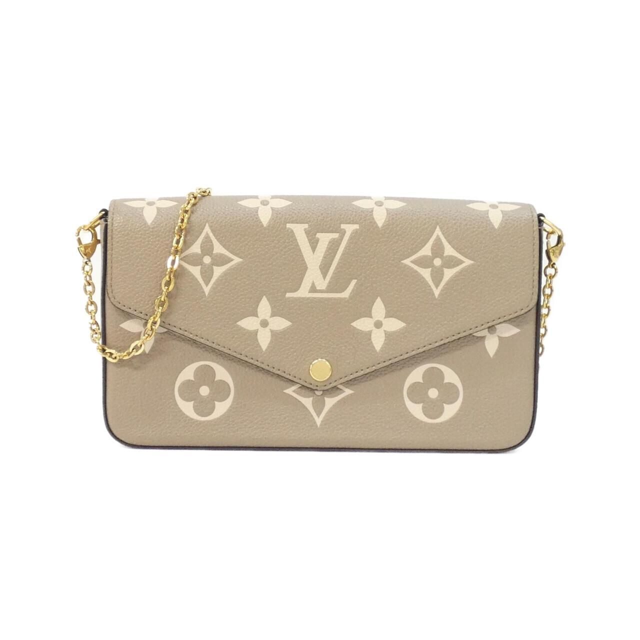 Louis Vuitton Bicolor Monogram Empreinte Pochette Felicity Shoulder