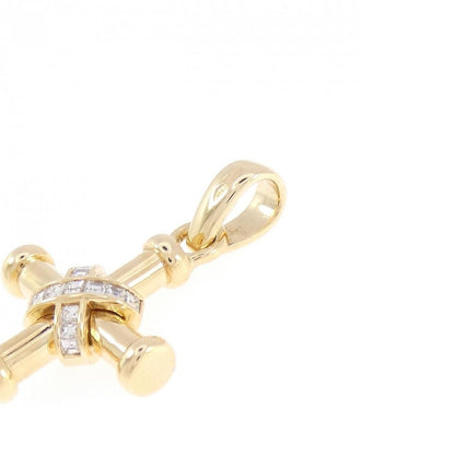 Bvlgari Diamond Pendant Gold — view 3