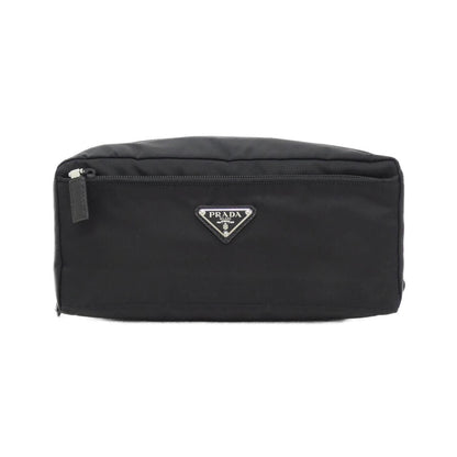 Prada Second Bag Vanity Bag Silver