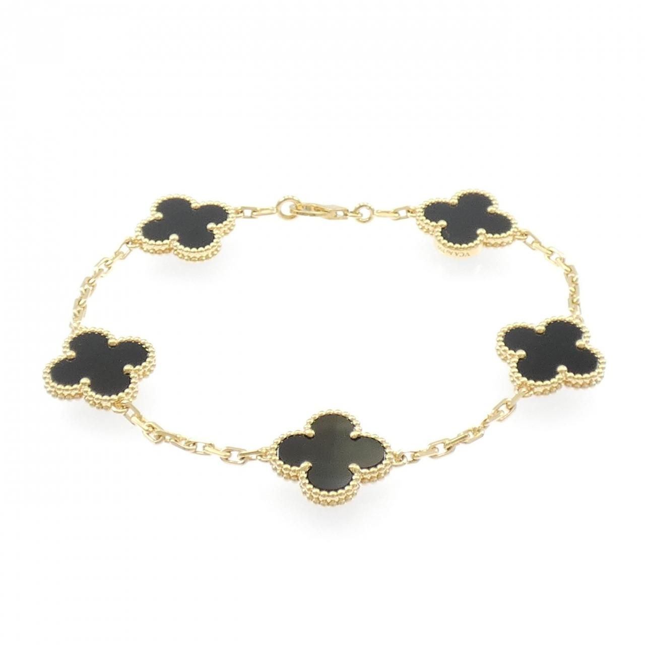 Van Cleef & Arpels Vintage Alhambra 5 Motif Bracelet — view 2