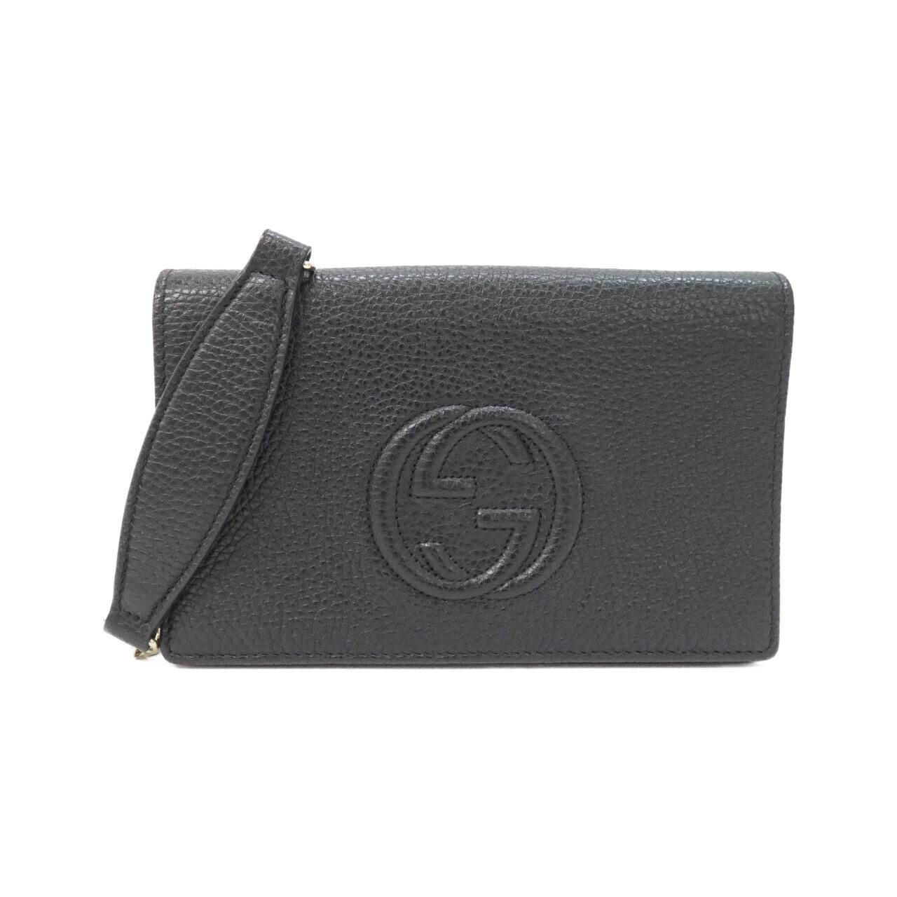 Gucci Chain Shoulder Bag Black