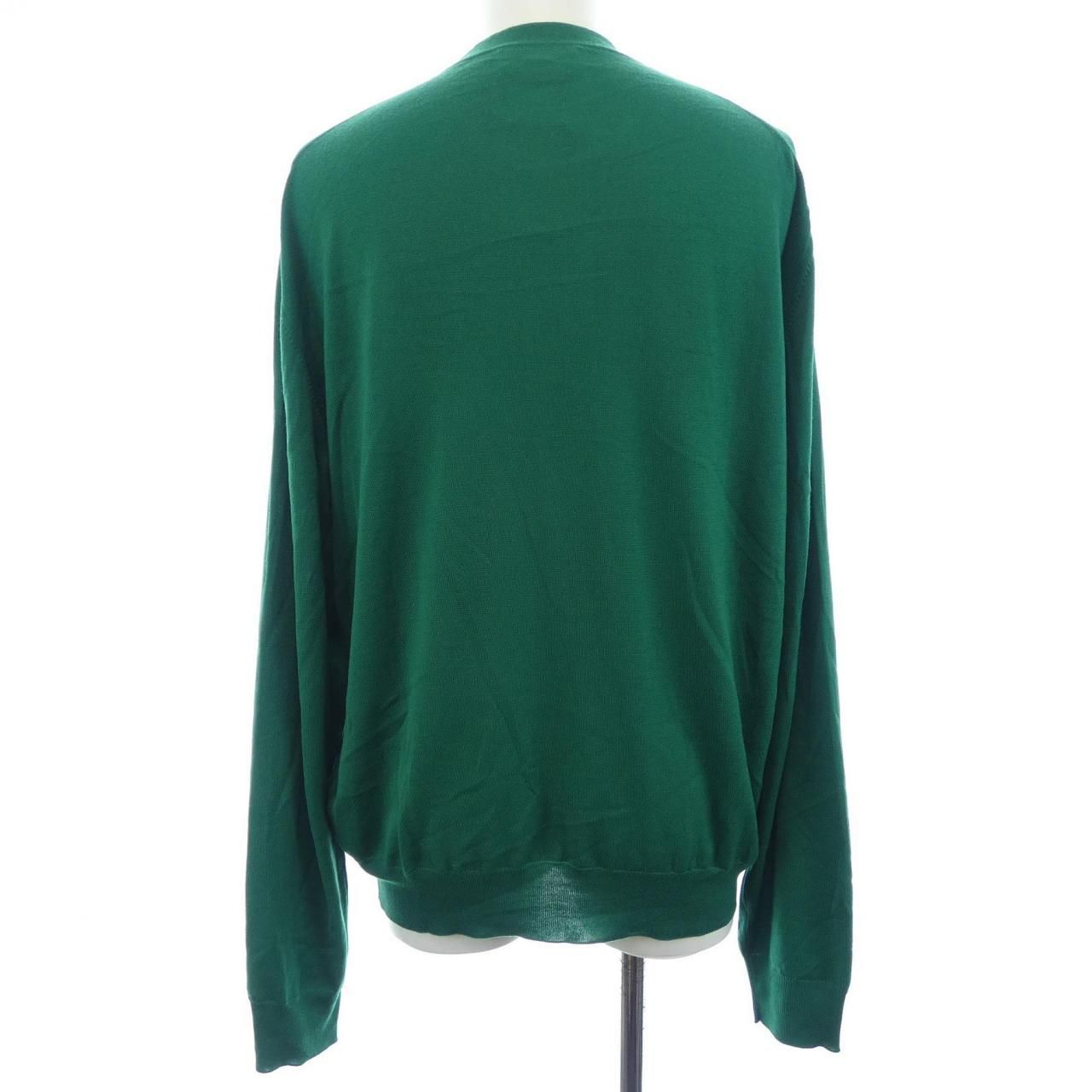 Hermes Knit Sweater Green — view 2