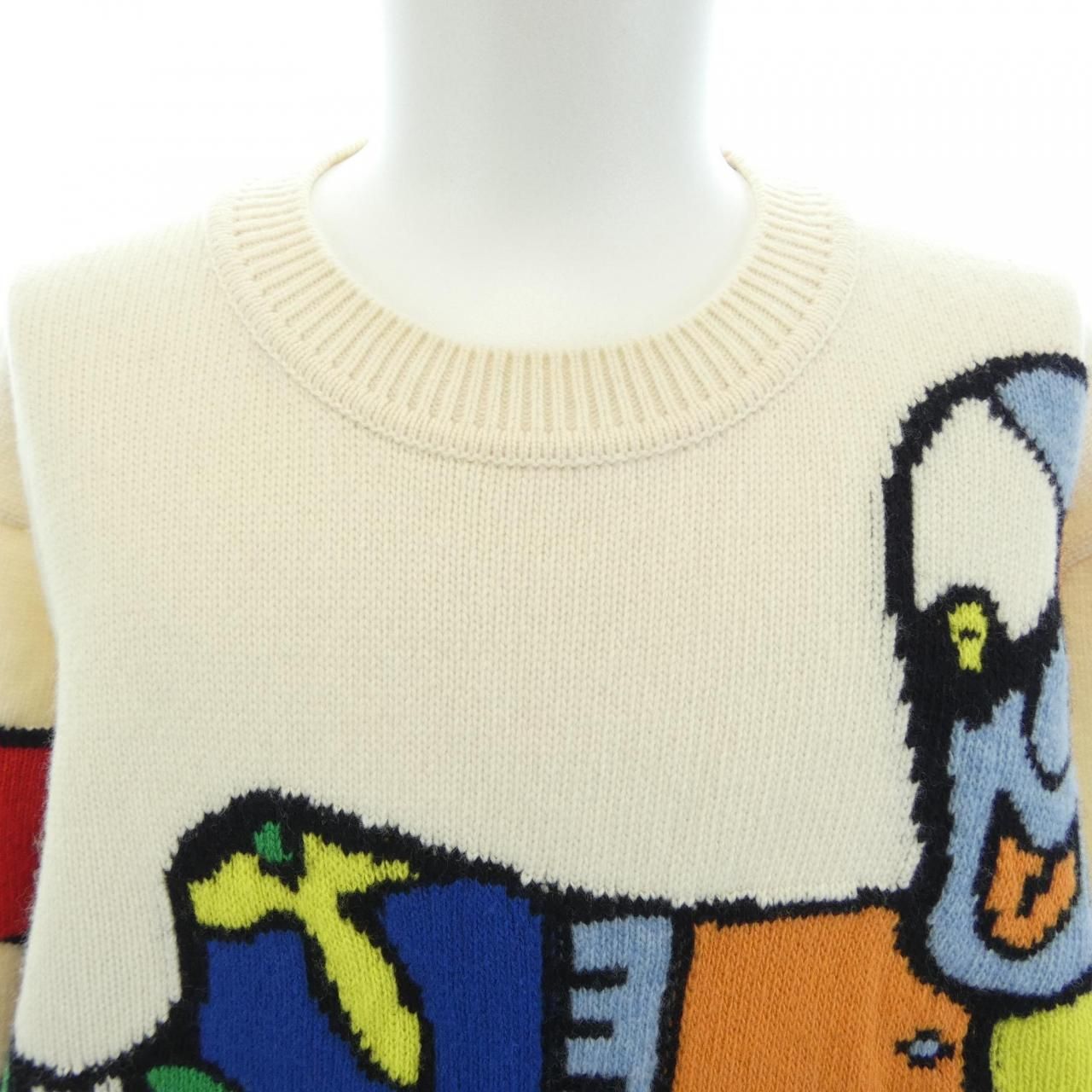 Louis Vuitton LV Puzzle Jacket Clou Neck Knit — view 5