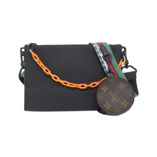 Louis Vuitton Taurillon Monogram Trio Pouch Shoulder