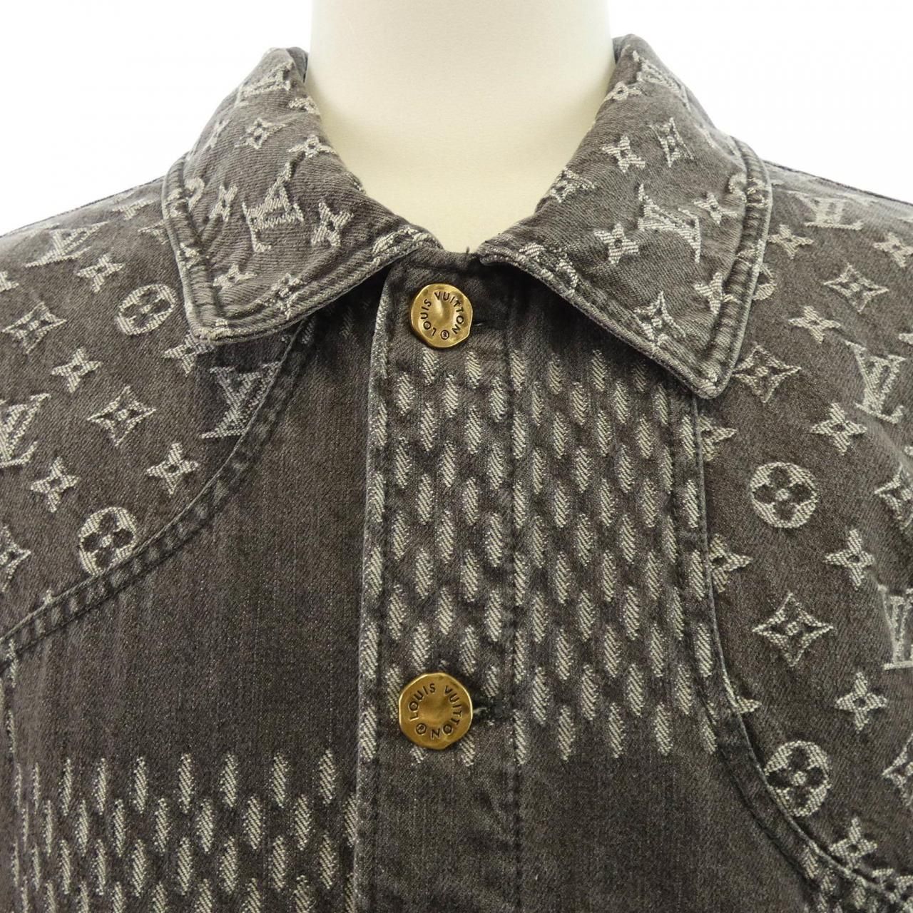 Louis Vuitton Giant Damier Denim Jacket — view 5