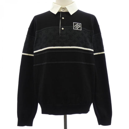 Louis Vuitton Monogram Jacquard Long Sleeve Polo