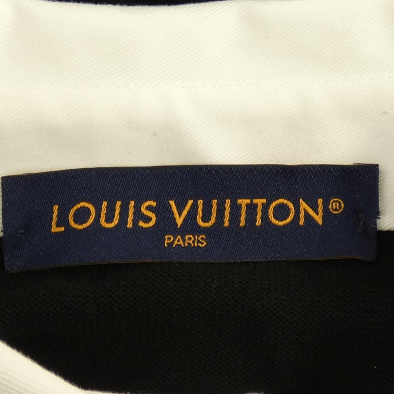 Louis Vuitton Monogram Jacquard Long Sleeve Polo — view 4