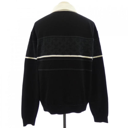 Louis Vuitton Monogram Jacquard Long Sleeve Polo — view 2