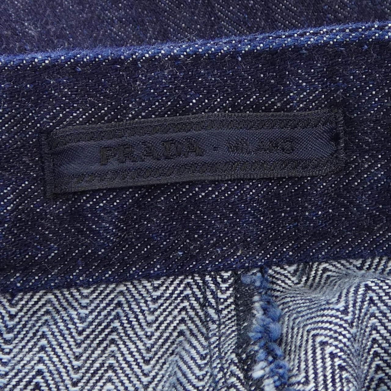 Prada Triangle Logo Jeans — view 4