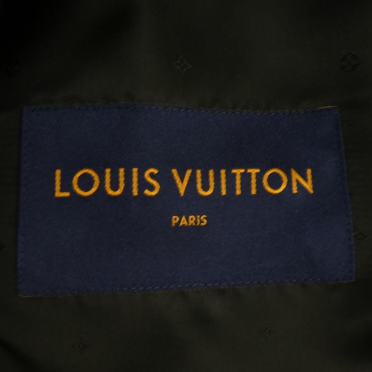 Louis Vuitton Monogram Eclipse Gray Leather Jacket — view 4