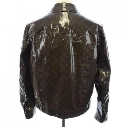 Louis Vuitton Monogram Eclipse Gray Leather Jacket — view 2