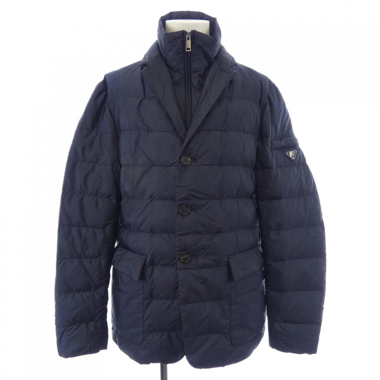Prada Triangle Logo Down Jacket