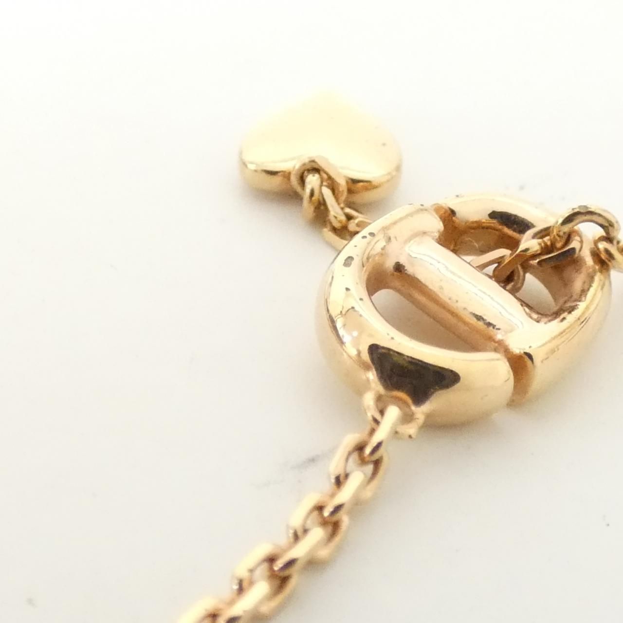 Dior CD Navy Necklace — view 4