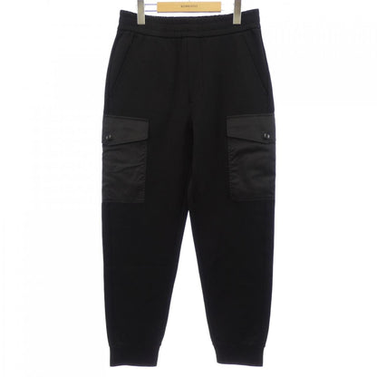 Prada Triangle Logo Cotton Fleece Joggers