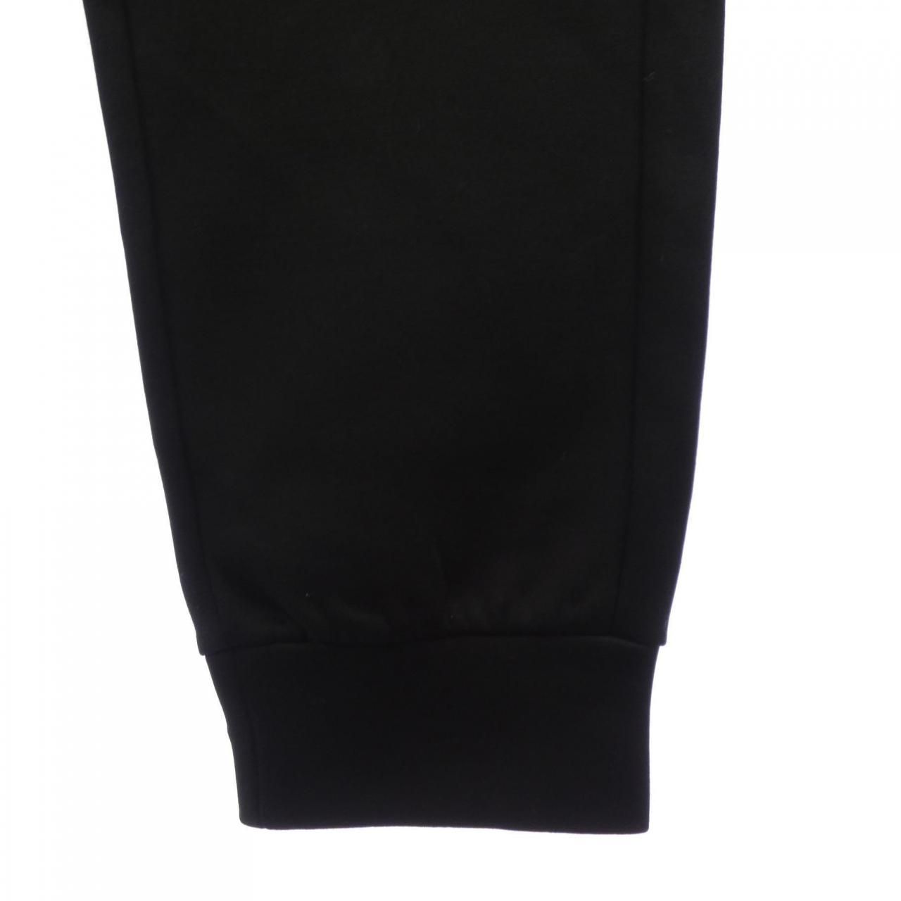 Prada Triangle Logo Cotton Fleece Joggers — view 5