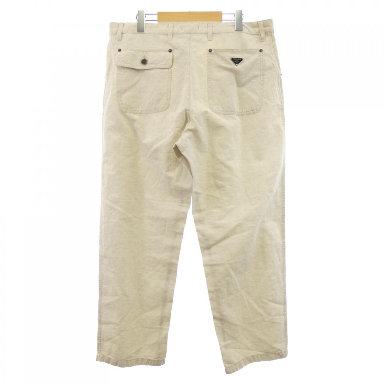 Prada Triangle Logo Pants — view 2