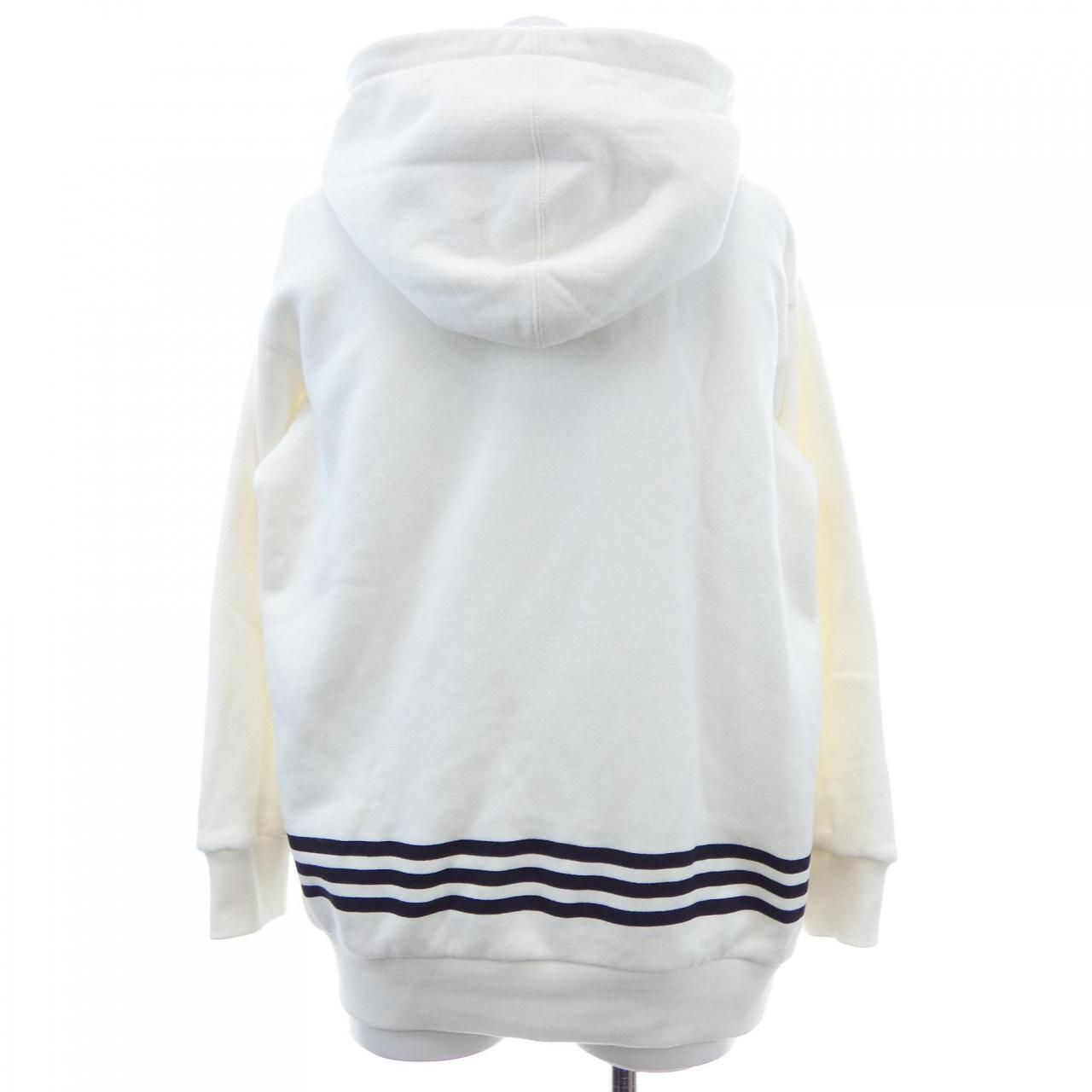 Gucci Adidas Hoodie White — view 2