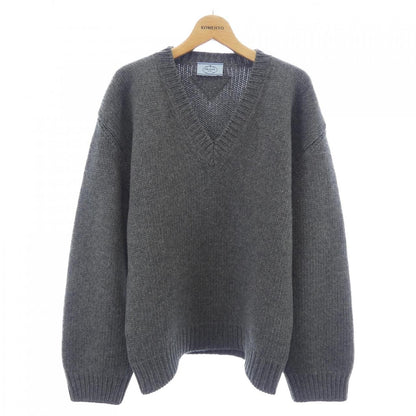 Prada Triangle Logo Knit Sweater