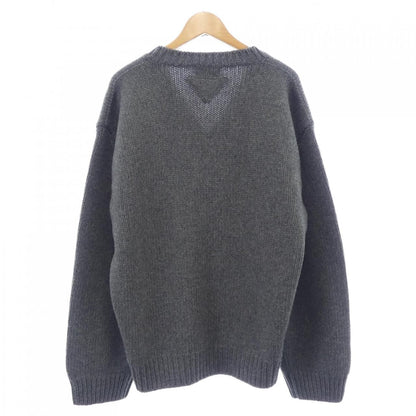 Prada Triangle Logo Knit Sweater — view 2