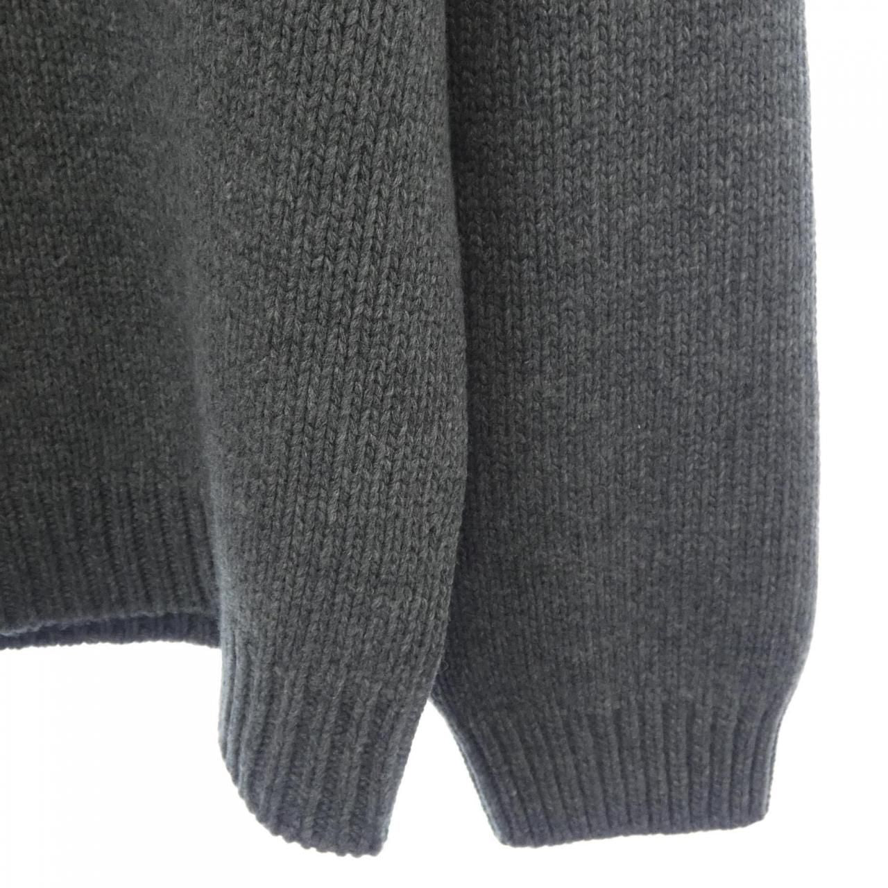 Prada Triangle Logo Knit Sweater — view 6