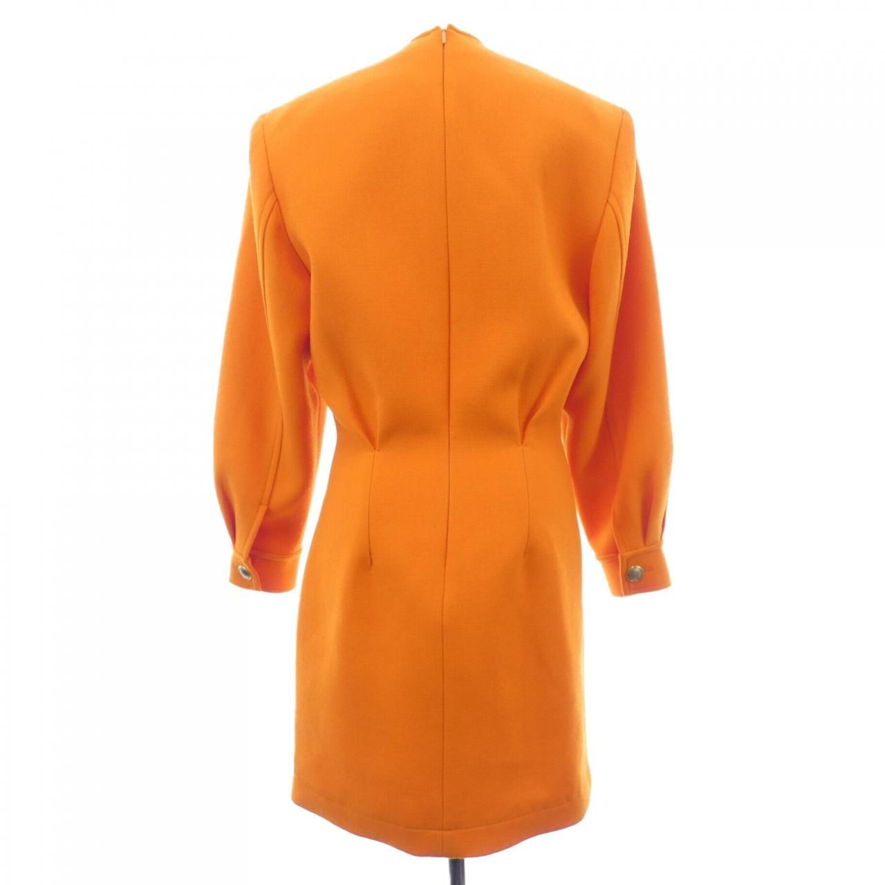 Saint Laurent Dress Orange — view 2