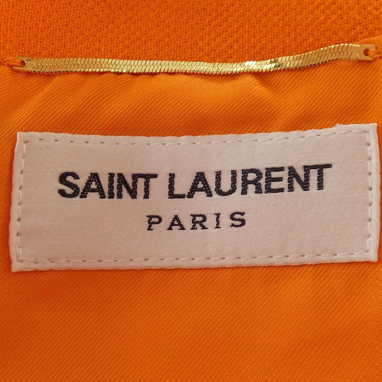 Saint Laurent Dress Orange — view 4