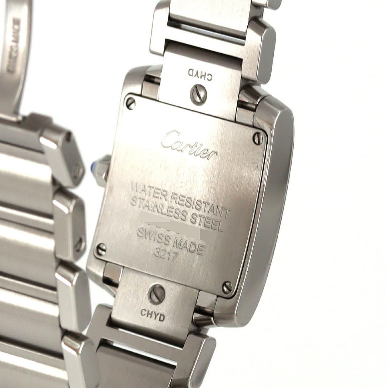 Cartier Tank Francaise SM SS Quartz Watch — view 7