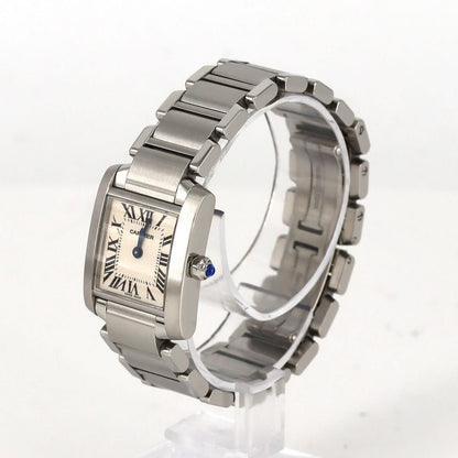 Cartier Tank Francaise SM SS Quartz Watch — view 2