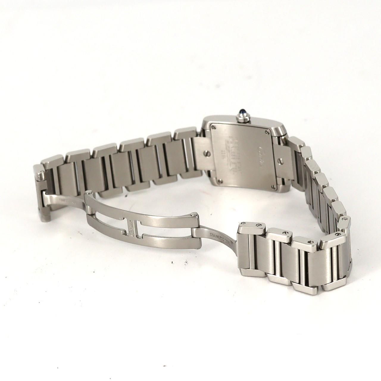 Cartier Tank Francaise SM SS Quartz Watch — view 7
