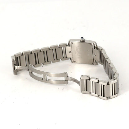 Cartier Tank Francaise SM SS Quartz Watch — view 7