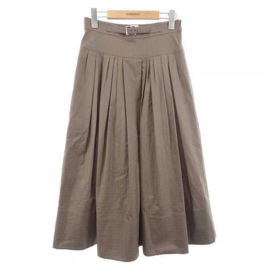 Hermes Mosaic Skirt Gray