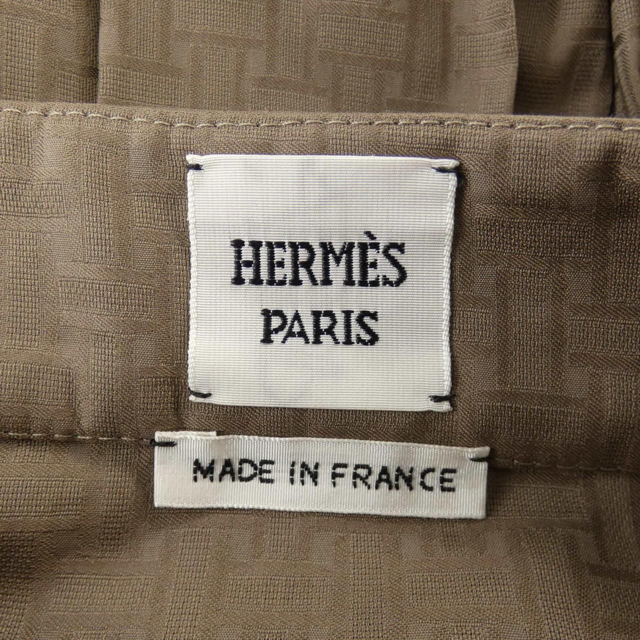 Hermes Mosaic Skirt Gray — view 4