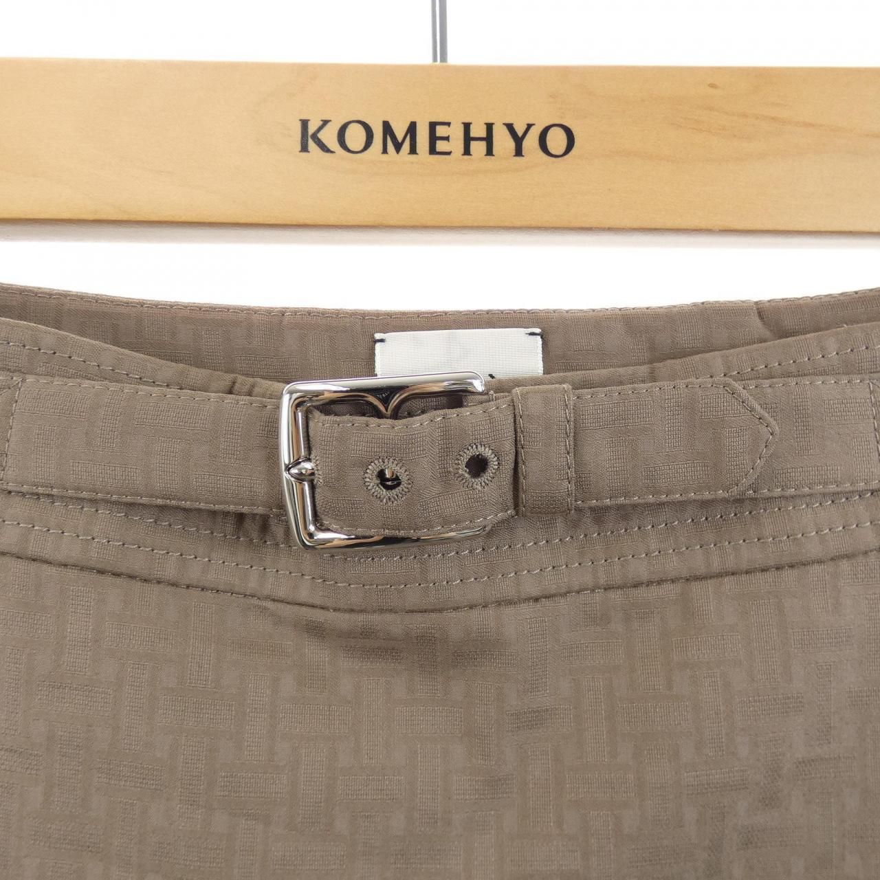 Hermes Mosaic Skirt Gray — view 5