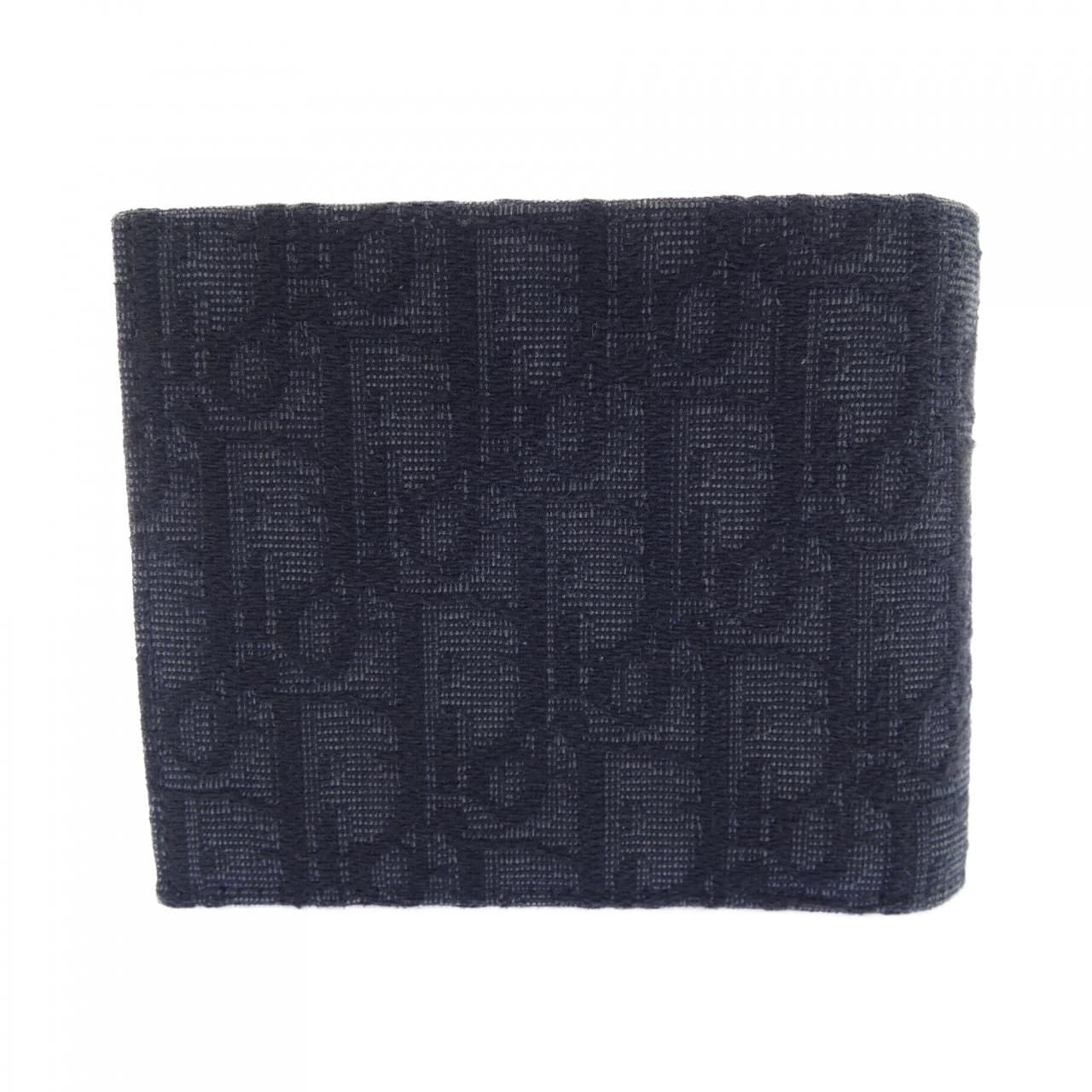 Dior Wallet with Coin Case Oblique Jacquard — view 2