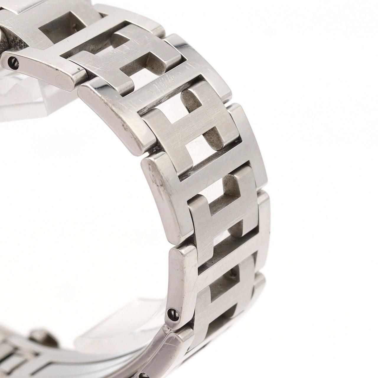 Hermes Clipper Chronograph SS Quartz Watch — view 4