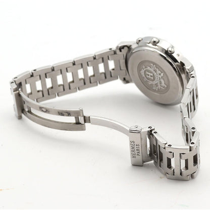 Hermes Clipper Chronograph SS Quartz Watch — view 6
